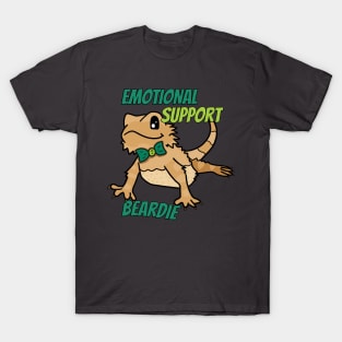 Emotional Support Beardie (Bearded Dragon) T-Shirt